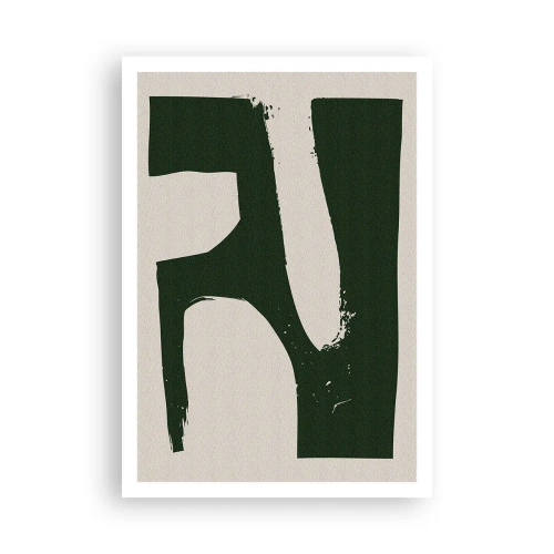 Poster - Baaien van wit - 70x100 cm