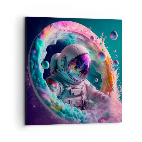 Schilderen op canvas - Sterrenpoort - 70x70 cm
