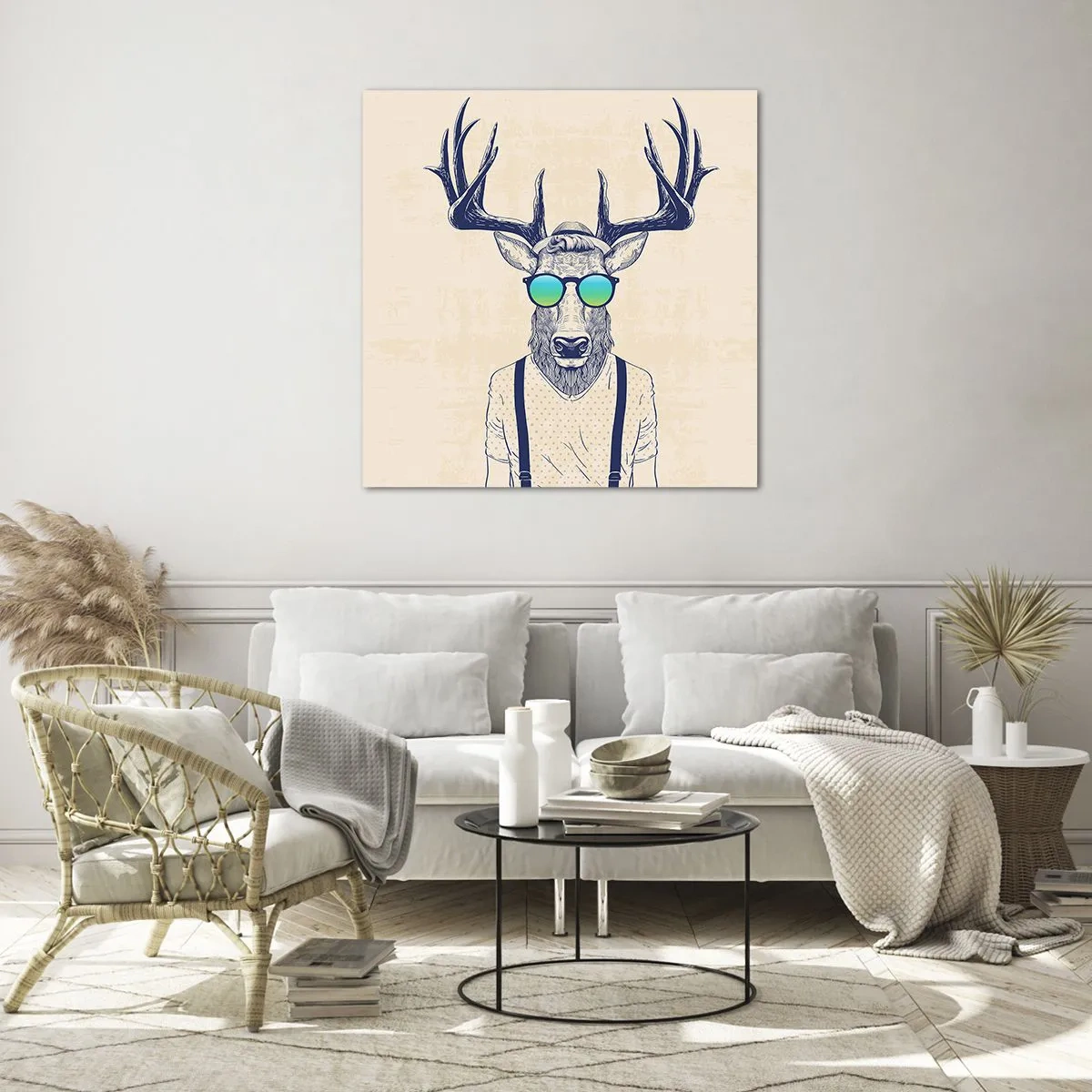 Schilderen op glas - Wie had je verwacht? - 30x30 cm