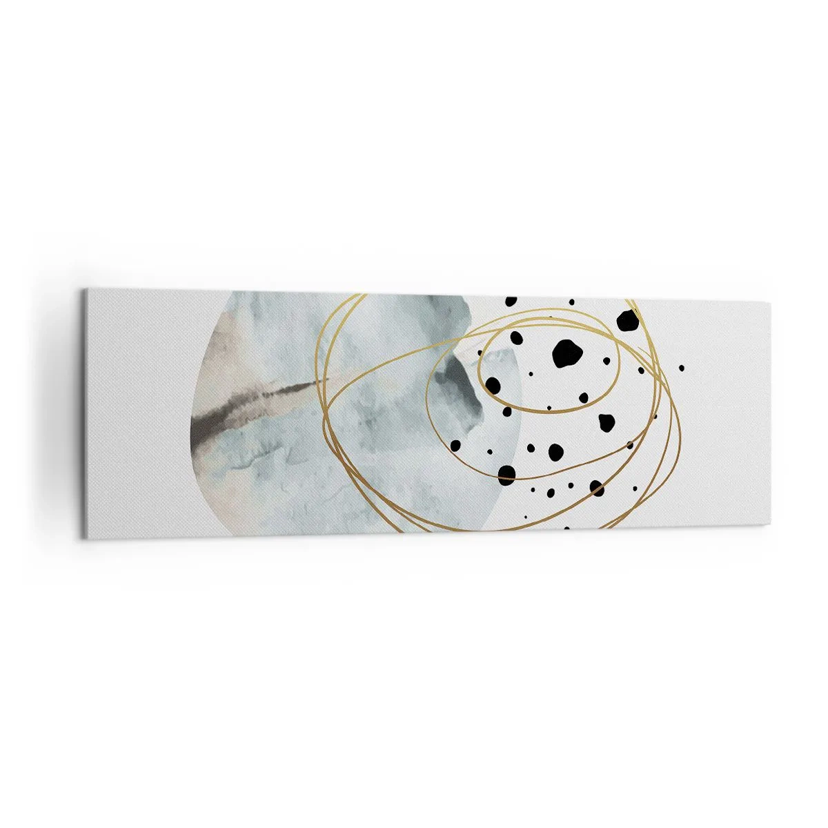 Schilderen op canvas - Omarmd door de ruimte - 160x50 cm