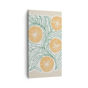 Schilderen op canvas - Etnisch met een vleugje abstractie - 55x100 cm