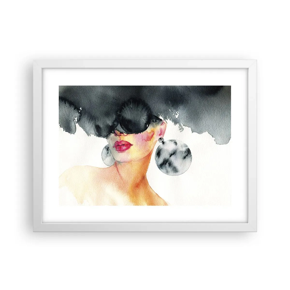 Poster in een witte lijst - Het geheim van elegantie - 40x30 cm