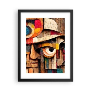 Poster in een zwarte lijst - Ik zie je… - 30x40 cm