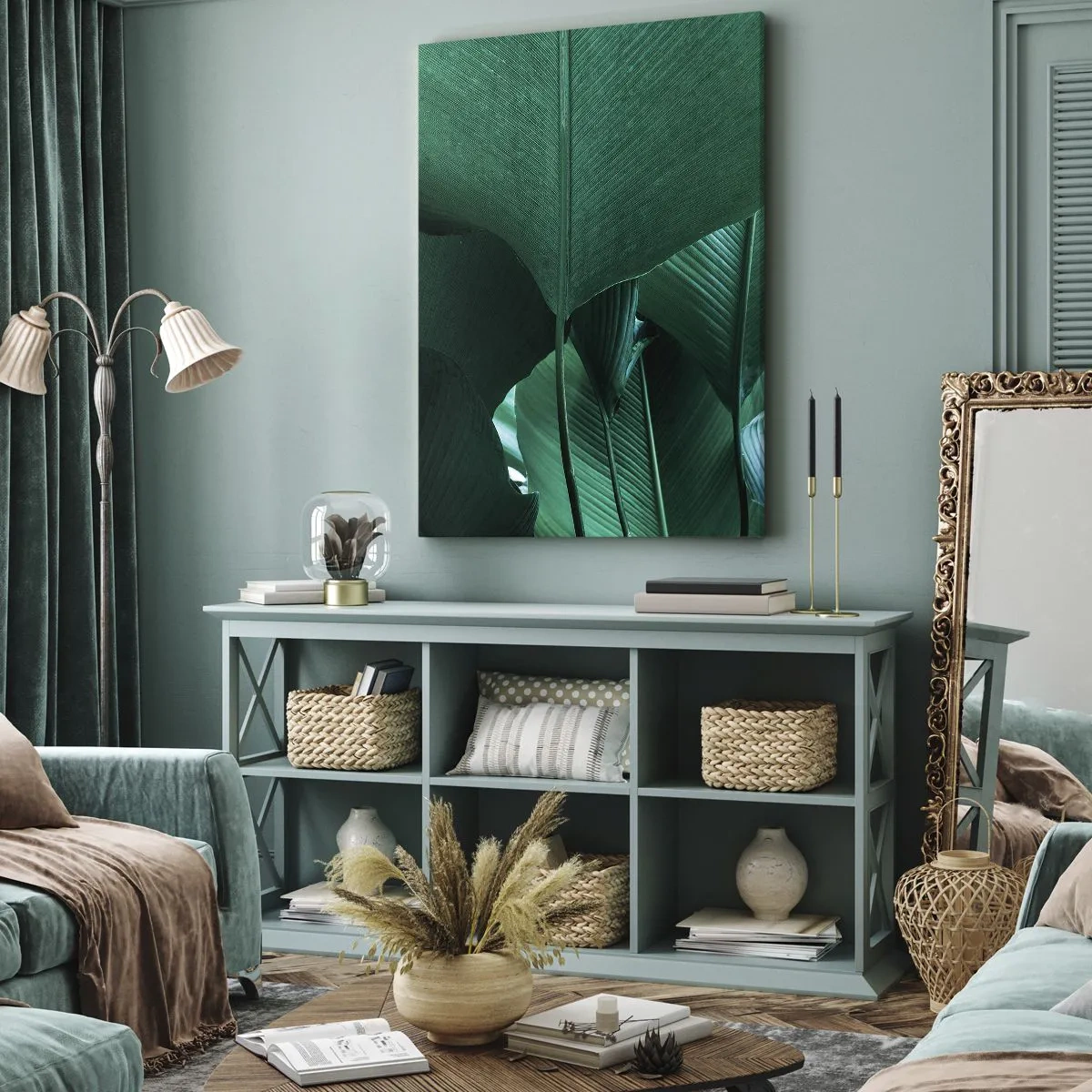 Schilderen op canvas - Naar het licht gekeerd - 45x80 cm