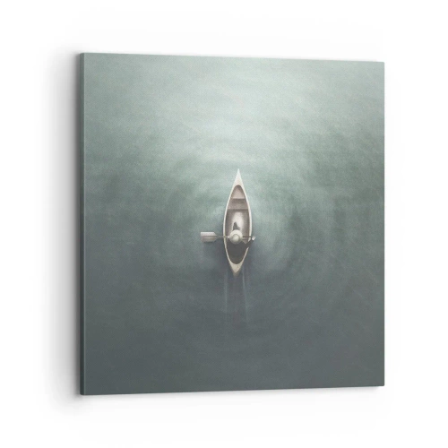 Schilderen op canvas - Door het maanmeer - 70x70 cm