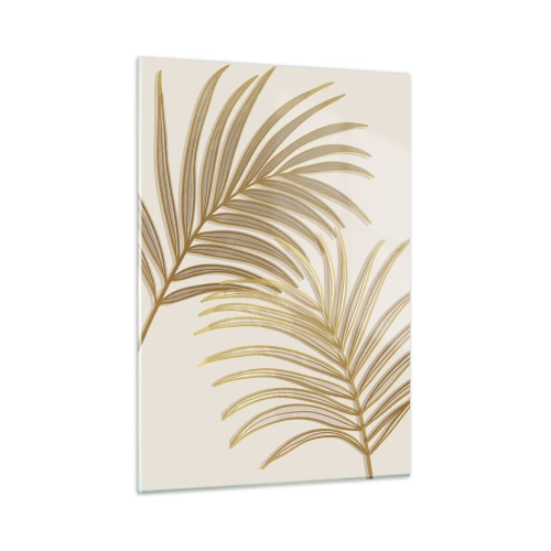 Schilderen op glas - Gouden Palm! - 50x70 cm