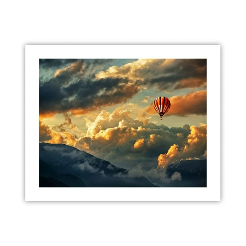 Poster - Ik vlieg omdat ik dat wil - 50x40 cm