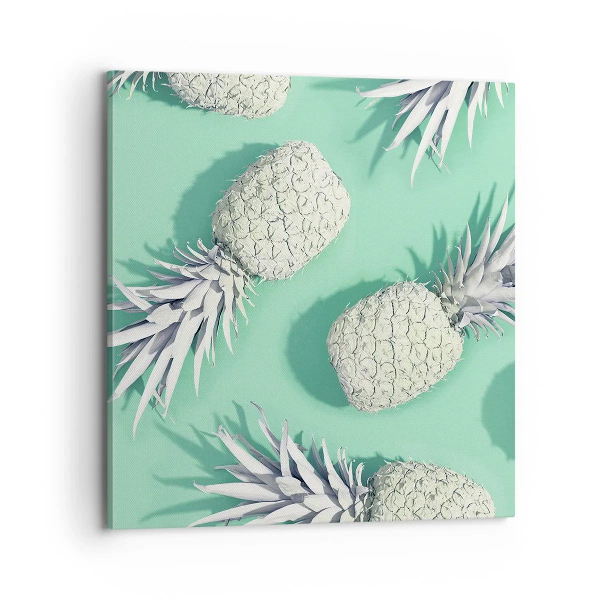 Schilderen op canvas - Het gaat goed met munt - 70x70 cm