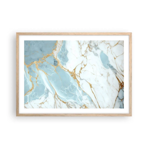 Een poster in een licht eiken lijst - Rijkdom van steen - 70x50 cm