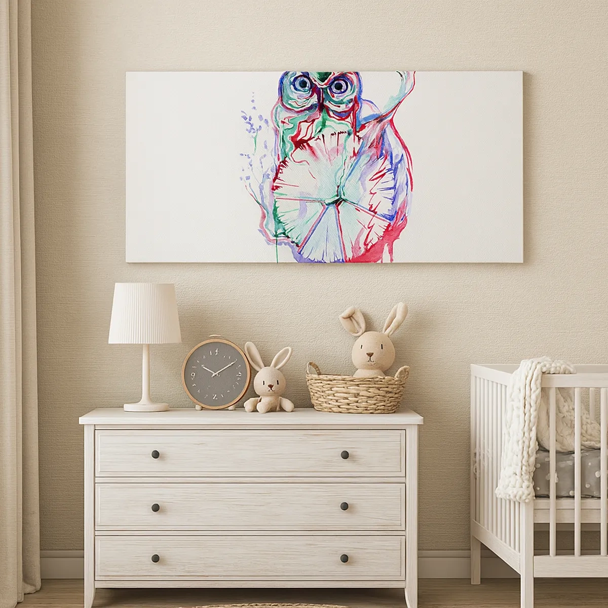 Schilderen op canvas - Wijs van nature - 30x30 cm