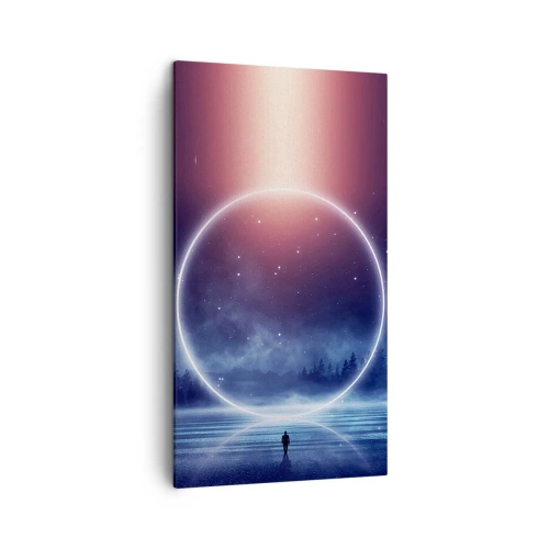 Schilderen op canvas - Ze zijn er al... - 45x80 cm