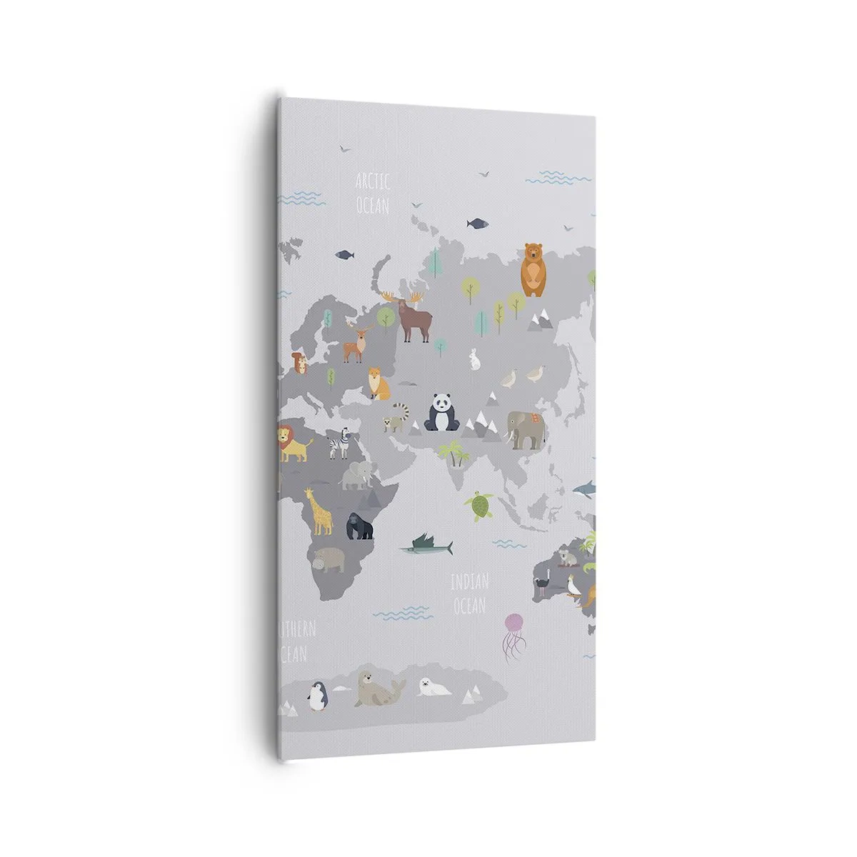 Schilderen op canvas - Vertel me waar je vandaan komt ... - 65x120 cm