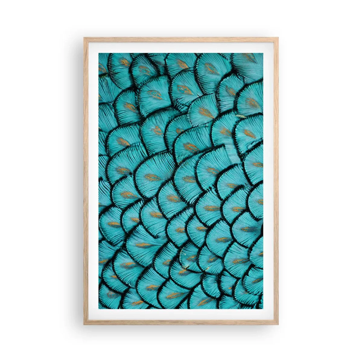 Een poster in een licht eiken lijst - Het grote verengala - 61x91 cm