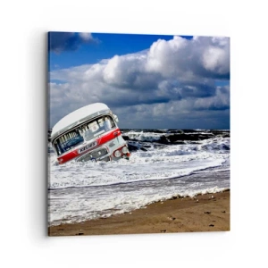 Schilderen op canvas - En je bent verrast? - 70x70 cm