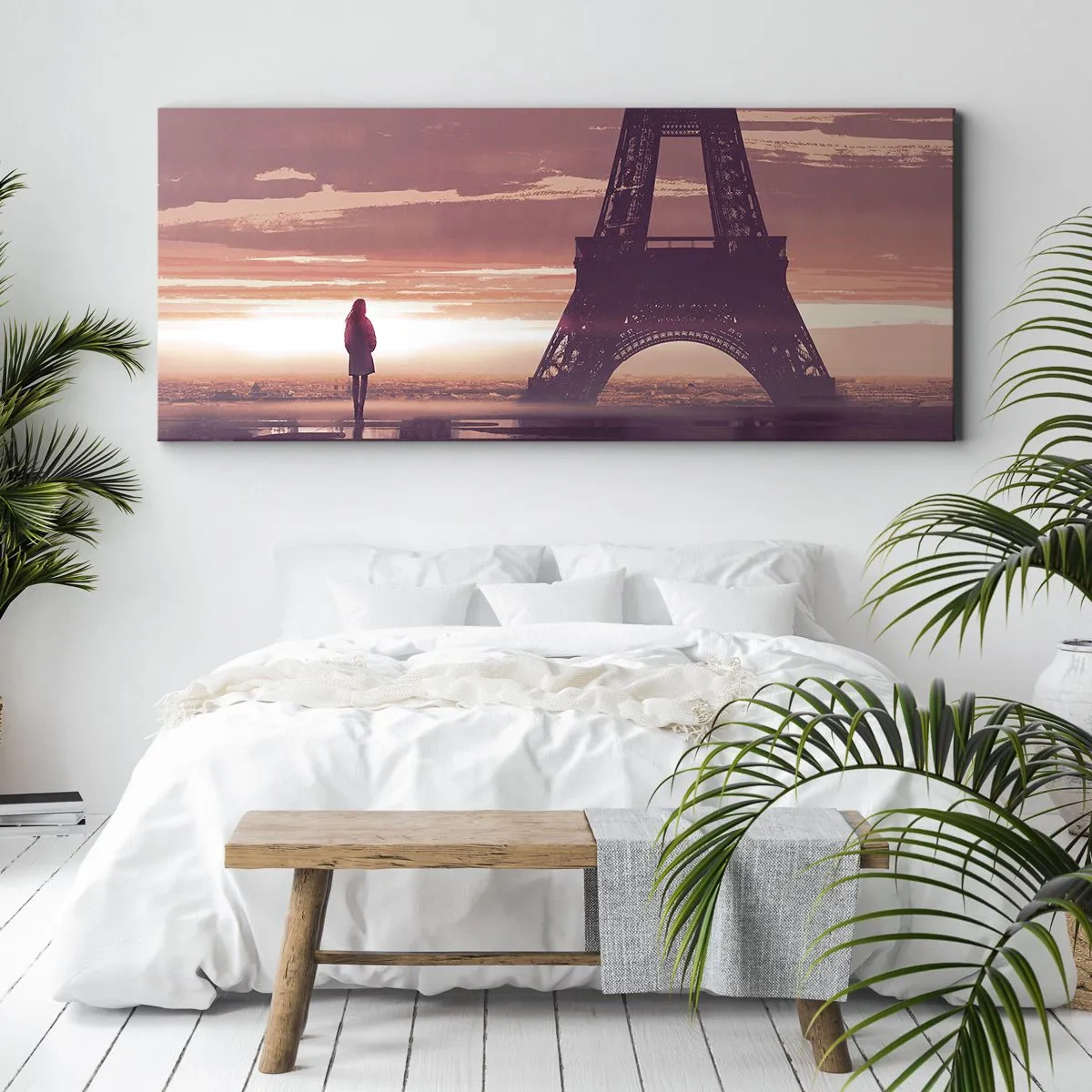 Schilderen op canvas - Slechts twee van hen - 100x40 cm