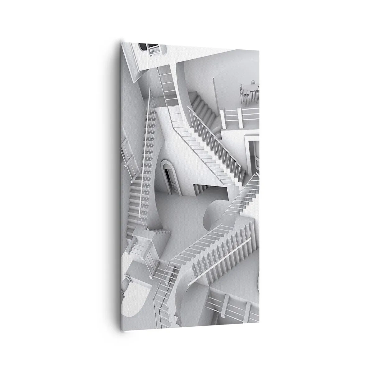 Schilderen op canvas - De paradoxen van de ruimte - 65x120 cm