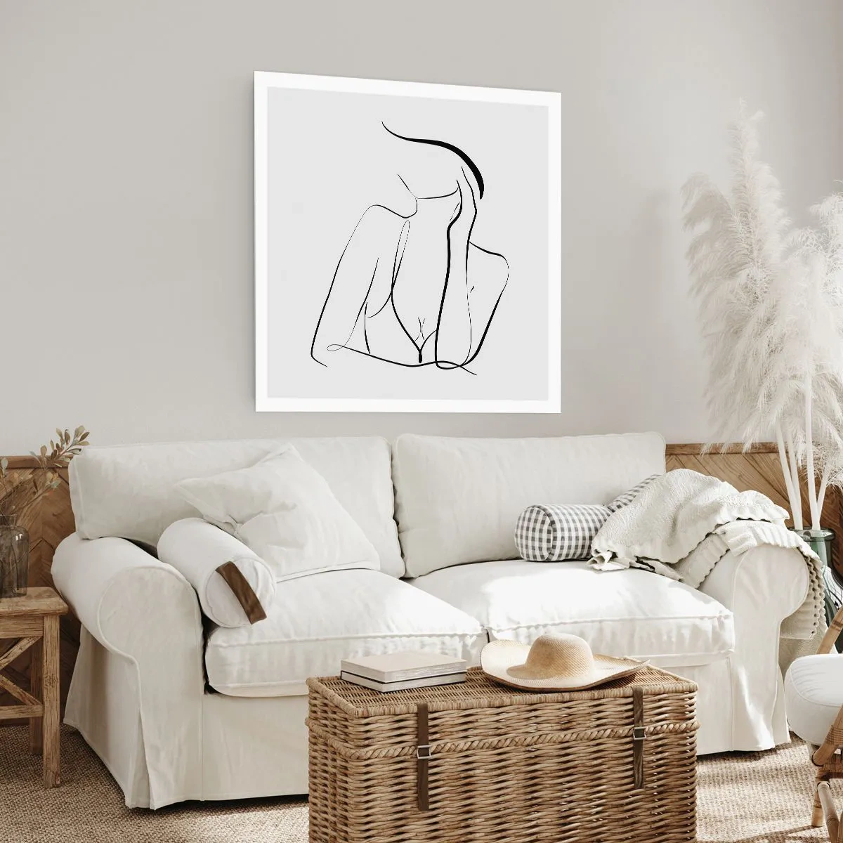 Poster - Op de golf van dromen - 40x40 cm