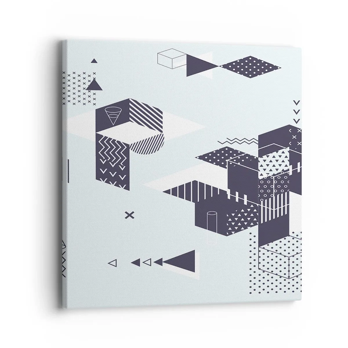 Schilderen op canvas - In de ziel van een wiskundige - 40x40 cm