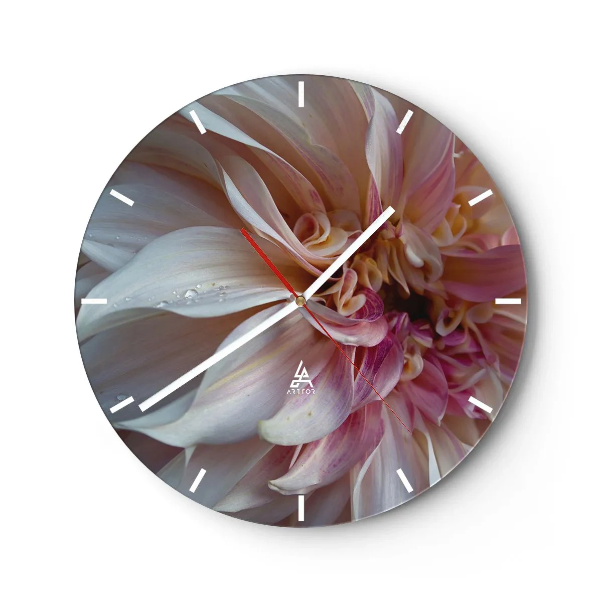 Wandklok - Klok - Bloeiende frisheid - 40x40 cm