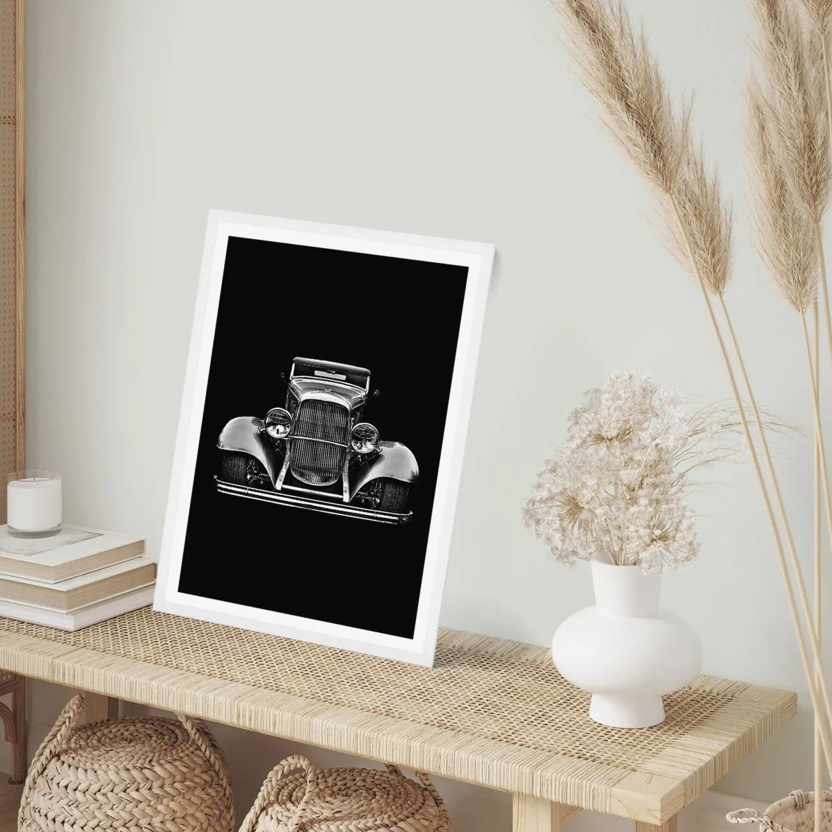 Poster in een witte lijst - Een echte gentleman - 40x50 cm