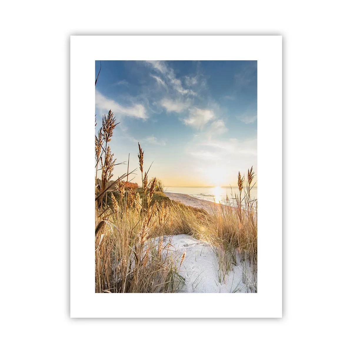 Poster - Noord strand - 30x40 cm