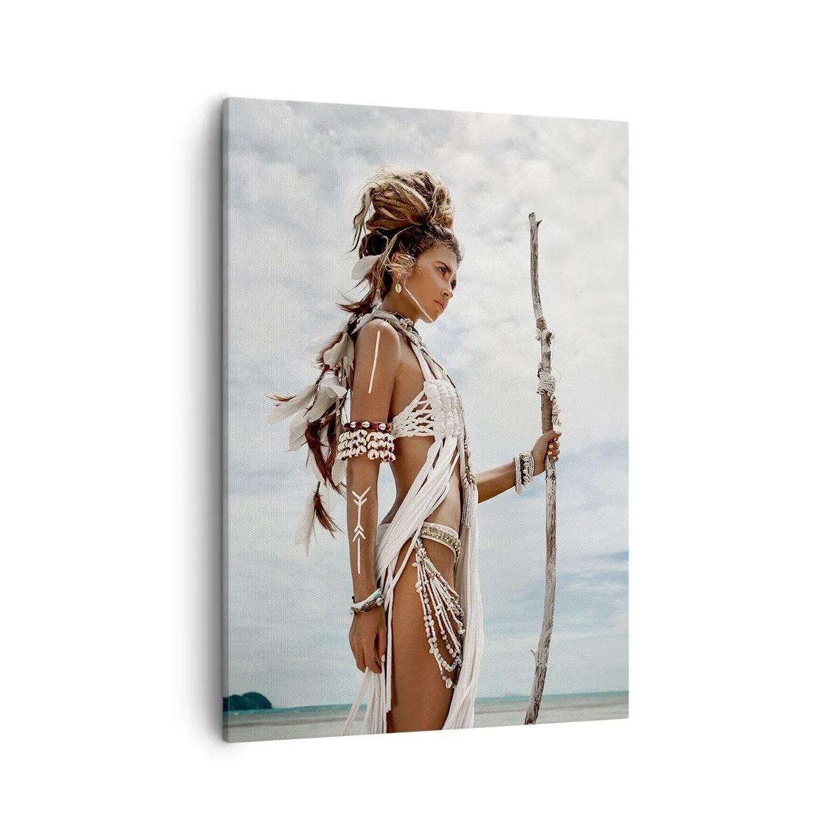 Schilderen op canvas - Koningin van de tropen - 50x70 cm