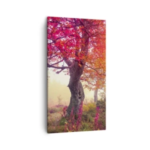 Schilderen op canvas - Bloeiende razernij - 45x80 cm