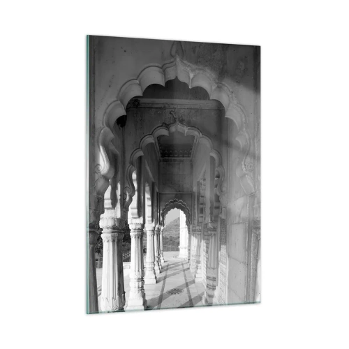 Schilderen op glas - Oosterse sprookjes spelen zich hier af - 50x70 cm