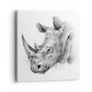 Schilderen op canvas - Afrikaans portret - 40x40 cm