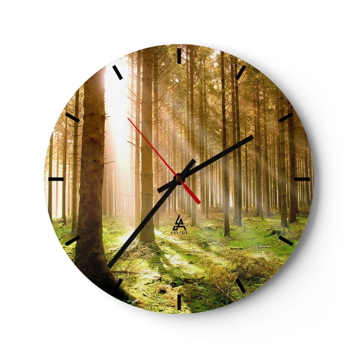 Wandklok - Klok - De elfjes zullen spoedig verschijnen - 40x40 cm