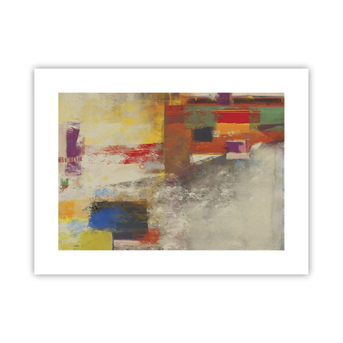 Poster - Kleur geometrie - 40x30 cm