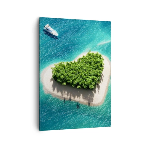 Schilderen op canvas - Ik hou van de zomer - 50x70 cm