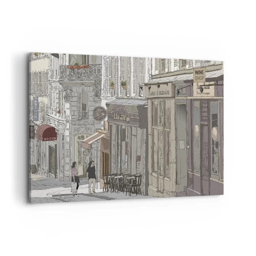 Schilderen op canvas - Stadsvreugde - 120x80 cm