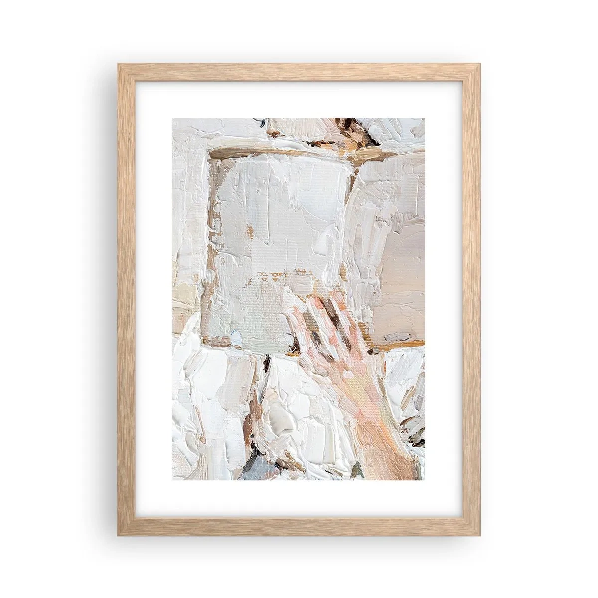 Een poster in een licht eiken lijst - In een andere wereld - 30x40 cm