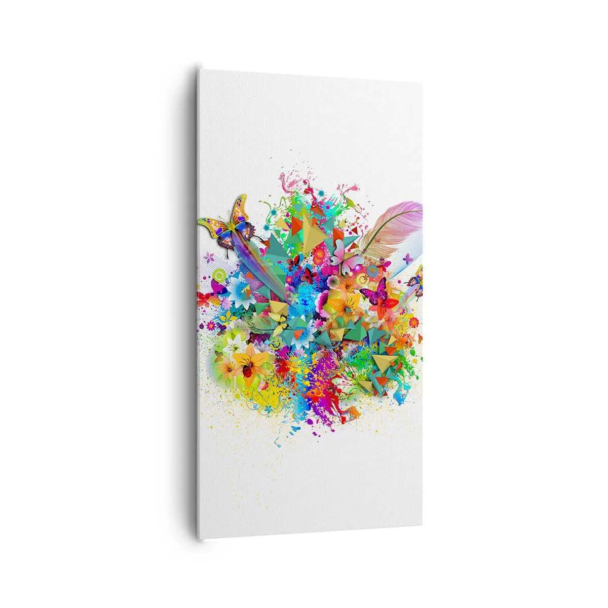 Schilderen op canvas - Een boeket van vreugde - 65x120 cm