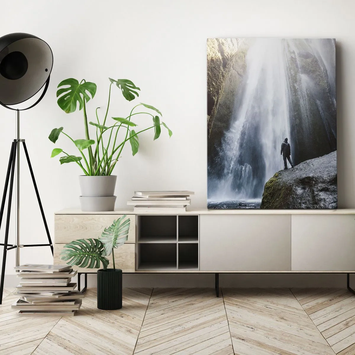 Schilderen op canvas - Herstel van proporties - 55x100 cm