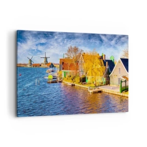 Schilderen op canvas - Eeuwenlang geen verandering - 120x80 cm