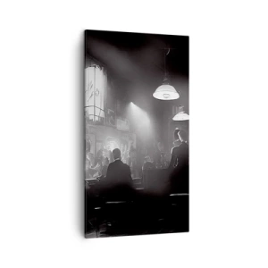 Schilderen op canvas - In jazz-sfeer - 45x80 cm