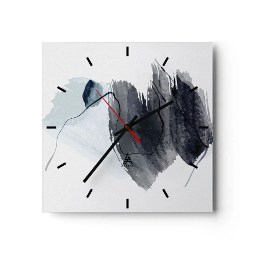 Wandklok - Klok - Intensiteit en beweging - 40x40 cm