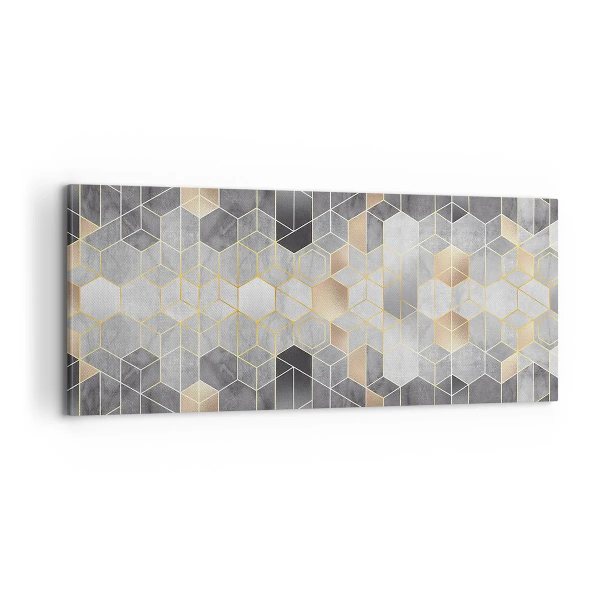 Schilderen op canvas - Diamant samenstelling - 100x40 cm
