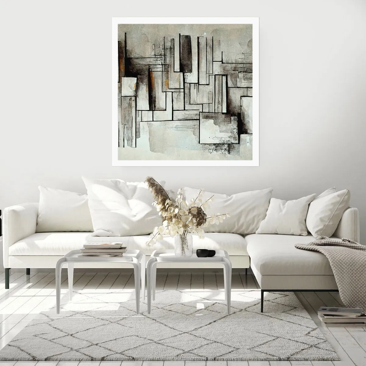 Poster - De kracht van eenvoud - 50x50 cm