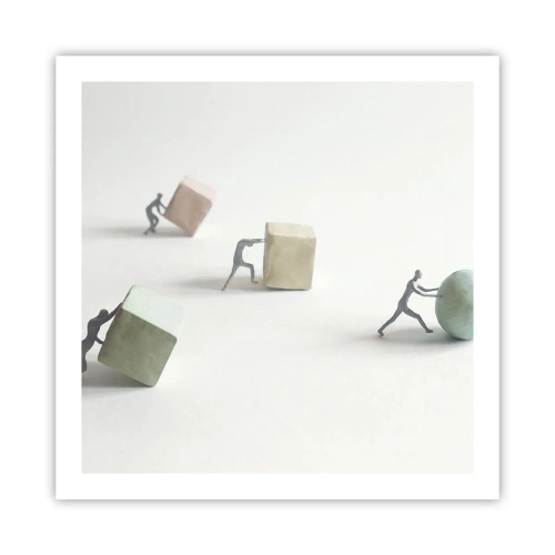 Poster - Puur leven - 60x60 cm