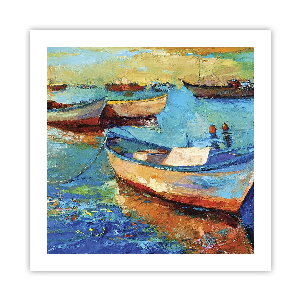 Poster - In de zuidelijke baai - 50x50 cm