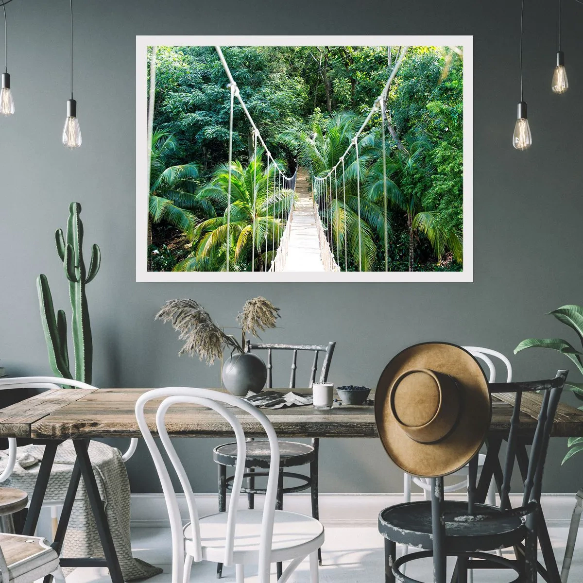 Poster - Welkom in de jungle! - 50x40 cm