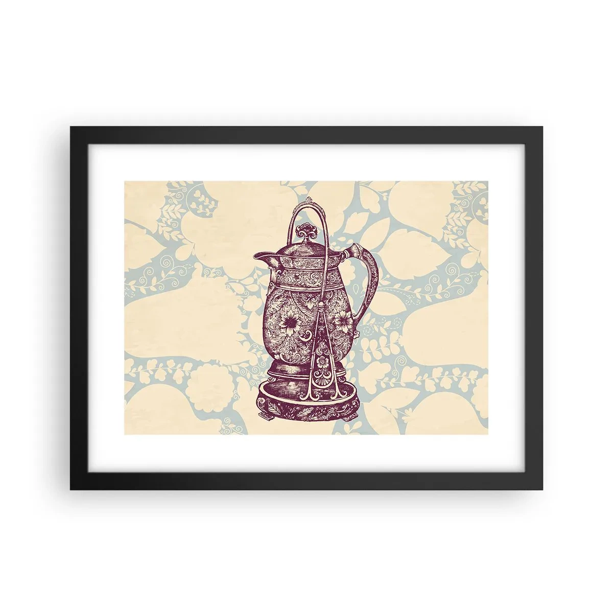 Poster in een zwarte lijst - De schoonheid van het dagelijks leven - 40x30 cm