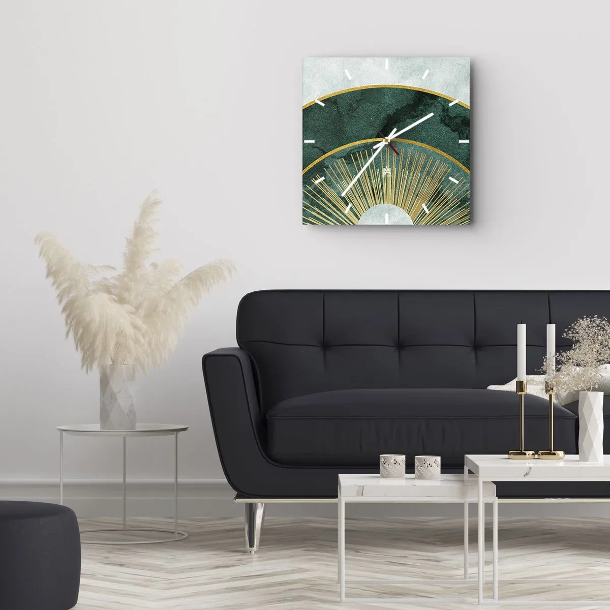 Wandklok - Klok - Een ander zonnestelsel - 40x40 cm