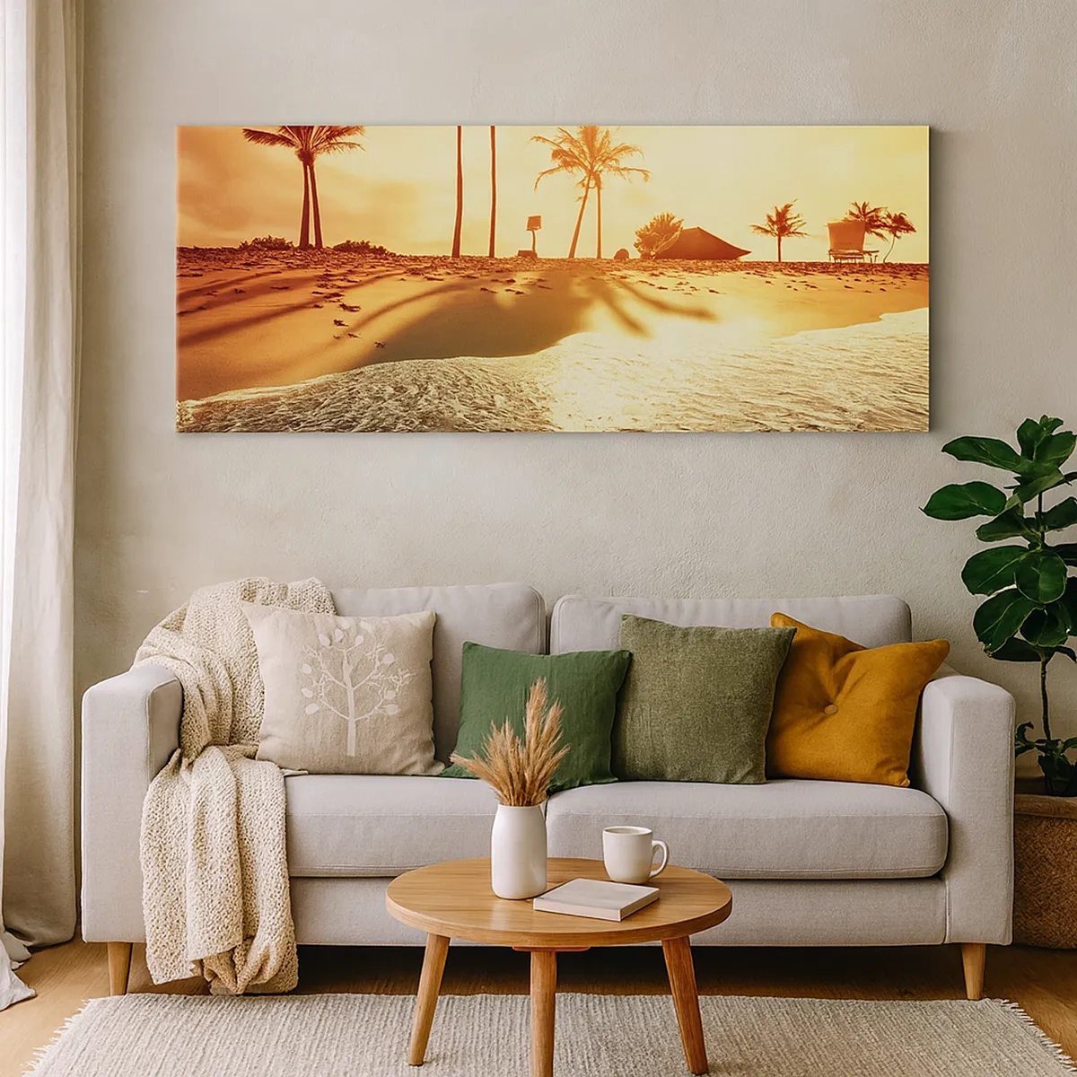 Schilderen op canvas - Californië middag - 30x30 cm