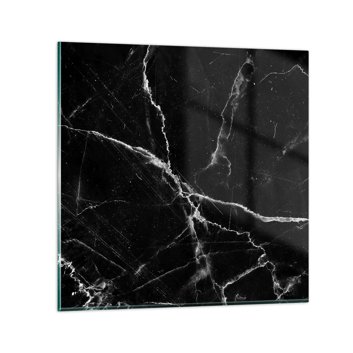 Schilderen op glas - Het geheime leven van steen - 40x40 cm