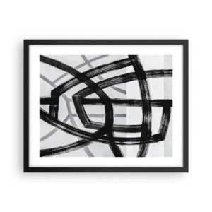 Poster in een zwarte lijst - Diepte opbouwen - 50x40 cm