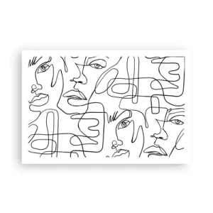 Poster - In verwarde emoties - 91x61 cm